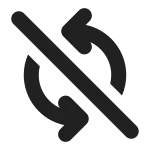 Arrow Sync Off 12 Filled SVG Icon